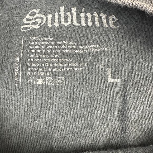 Sublime Graphic Band Tee Sun Psychedelic Under Sun Wm Large Distressed Ska Merch - Picture 4 of 8